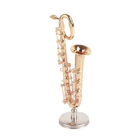 Agatige3wyr5ohqag Agatige Miniature Saxophone Brass Mini Model Musical Instrument