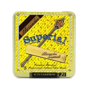 S5a25 Alexander Reeds Superial Alto Saxophone - 2.5 5-pack New