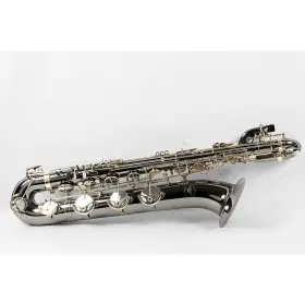 Abs-550 Allora 197881149628 Paris Baritone Saxophone Bn Body Silver Keys Ob
