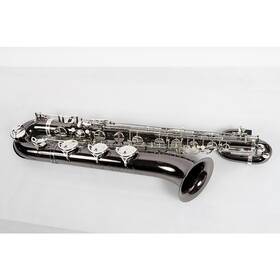 Allora 197881180553 Abs-550 Paris Series Baritone Saxophone Black Nickel Body Ob