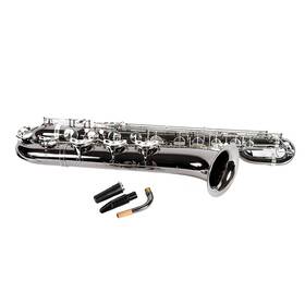 Allora 197881361242 Abs-550 Paris Baritone Sax Black Nickel Body Silver Keys Ob