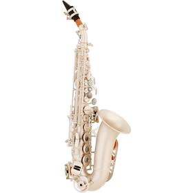 Allora 197881381516 Asps-550 Paris Curved Soprano Sax Silver Matte Ob