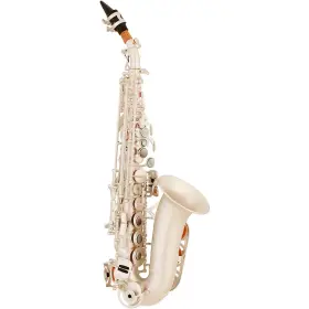 Asps-550 Allora 197881381516 Paris Curved Soprano Sax Silver Matte Ob