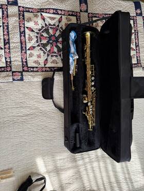 Allora Aass-502 Soprano Saxophone With Case And Accessories