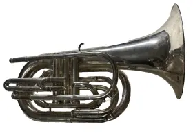Amb-450 Allora Marching Bb Baritone Silver No Valves Ships Free
