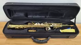 Asps-250l Allora Asps-250 Student Series Soprano Saxophone With Carry Case
