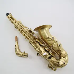 As4248rsfl Antigua Winds As4248sf Powerbell Pro Alto Saxophone - Gold Splendid Finish