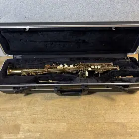 Nys020132 Antigua Pro Series Soprano Model Saxophone And Case Minty