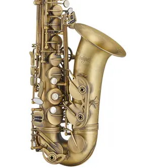 As4248aqah Antigua Winds As4248aq Powerbell Professional Alto Saxophone - Antique Finish