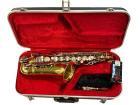 Armstrong 3006a Vintage 1979 Alto Saxophone Made In Usa With Mouthpiece Strap And Case