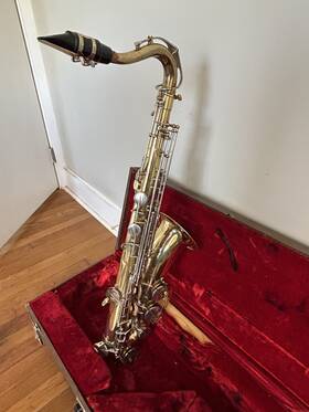 Armstrong 5539 Vintage Tenor Saxophone 3040 With Case Made In Usa Serial #5539 Works