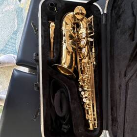 Artisan Asa160 Alto Saxophone Eb Brass Gold Lacquer Finish With Case