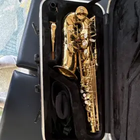 Asa160 Artisan Alto Saxophone Eb Brass Gold Lacquer Finish With Case