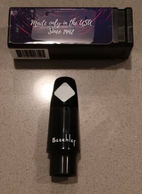 Beechler 879281003525 New B11-8 M8s White Diamond Medium Inlay Alto Saxophone Mouthpiece
