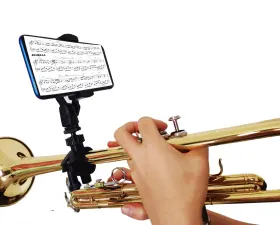 B036 Beiirlla Trumpet Lyre Professional Sheet Music Adjustable 360 Rotation F