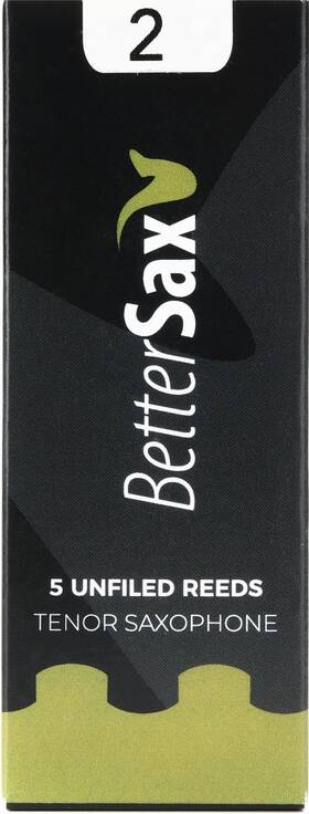 Bettersax Bs-a-ts-r-j-2 Tenor Saxophone Jazz Cut Reeds - Strength 2.0 Pack Of 5 F... Fast Ship