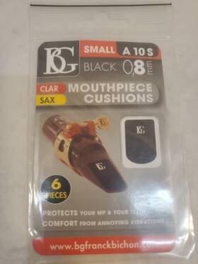 Bg Bg-a10s A10s Mouthpiece Patch - Black Small Soft 0.8mm Thick