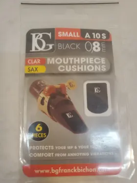 Bg-a10s Bg A10s Mouthpiece Patch - Black Small Soft 0.8mm Thick