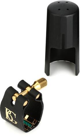 Bg Bgl12sr L12sr Super Revelation Alto Saxophone Ligature - Black Fabric With Gold Metal