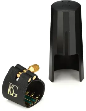 Bgl15sr Bg 15sr Super Revelation Baritone Saxophone Ligature - Black Fabric With Gold