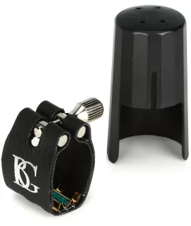 Bgl4sr Bg L4sr Super Revelation Bb Clarinet Ligature - Black Fabric With Gold Metal