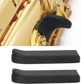 Haosieyzvf52hx18 Brand Haosie 2pcs Saxophone Thumb Rest Comfortable Finger Pad Rubber
