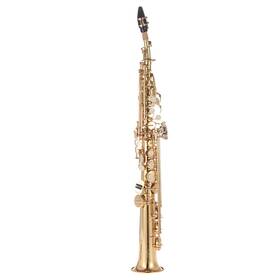 Btuty Nwb8429063619424vm Brass Straight Soprano Sax Saxophone Bb B Flat Woodwind Instrument Natural Sh