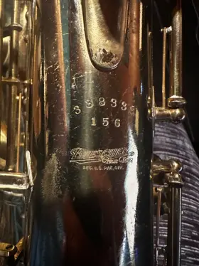 343874 Buescher Vintage Aristocrat 156 True Tone Tenor Saxophone 1951