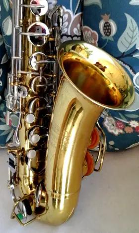 491885 Buescher Vintage 1969 Inch Aristocrat Alto Sax With Mpc. And Case - Fine Player