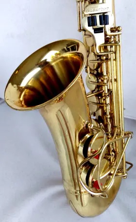 527845 Buescher Vint. 1970 Inch Aristocrat Gold Alto Sax Without Rig. Case And Asian Mpc. - Nice