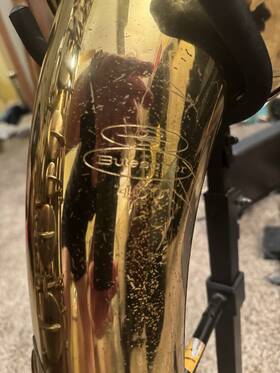 Buescher 686987s 400 Baritone Saxophone With Original Neck Protec Pro Pac Case