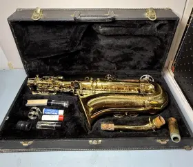 451126 Buffet Evette Crampon Alto Saxophone With Case As Is Sn#