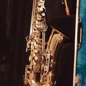 Bundy 409534 Alto2 Saxophone Eb Gold Lacquered Brass Mother Of Pearl Inlay With Case