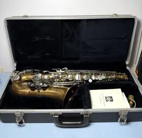 779173 Bundy Selmer Ii Alto Saxophone Sn With Case And Mouthpiece As Is Untested