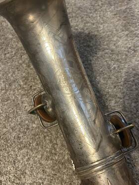 C.g. Conn M181 1926 Chu Tenor Sax/saxophone Good Pads Silver Plays Great