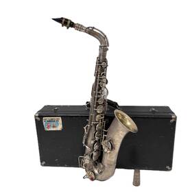 C.g. Conn M236693 Vintage C.g. Silver Plated Alto Saxophone