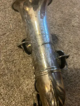 1930 C.g. Conn M238 Chu Alto Sax/saxophone Silver Plated Good Pads Plays Great 1930 C.g. Conn M238 Chu Alto Sax/saxophone Silver Plated Good Pads Plays Great