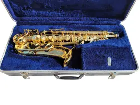 N179101 C.g. Conn Gold Eb Alto Saxophone With Neck Mouthpiece And Case