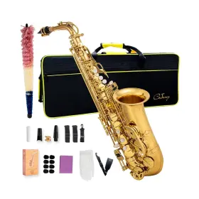 Cadway 756329420158 Alto Saxophone Eb Beginner Includes Brush Canvas Suitcase Glove Whi