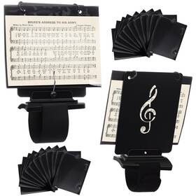 Canlierr Ua-canlierr-2335 2 Pack Marching Flute Lyre Folder Adjustable Band Flutist Friend Inch