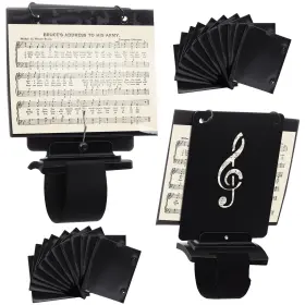 Ua-canlierr-2335 Canlierr 2 Pack Marching Flute Lyre Folder Adjustable Band Flutist Friend Inch