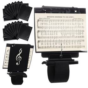 Canlierr Ua-canlierr-2598 19 Pcs Flute Lyre Flip Folder For Marching Band 24pcs Waterproof 7.5 X 6.5 I