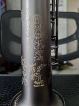 Cannonball 113402 Big Bell Stone Series Raven Straight Soprano Sax Near Mint