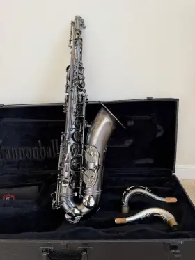 162375 Cannonball Picasso Jasper Tenor Saxophone Brass Hand Engraved