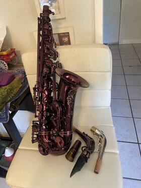 Cannonball 192728 Alto A5-r Black Ruby Big Bellstone Series Saxophone-