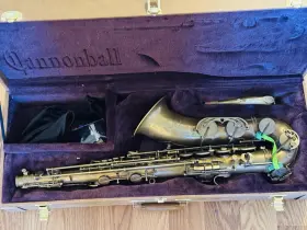 V169023 Cannonball Brute Vintage Reborn Tenor Saxophone With Case And Mouthpieces