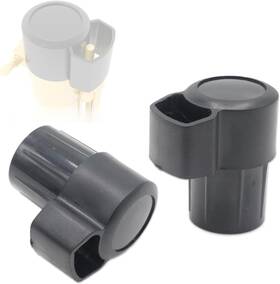 Cashbeat C230944 2 Pack Alto Saxophone End Cap Plug Anti-bump Black