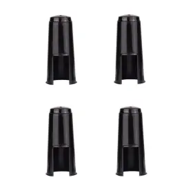 Cce-42 Ccecce 4 Pack Alto Saxophone Mouthpiece Cap Replacement Mouth Piece Black