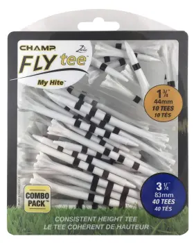 86505 Champ Zarma Flytee My Hite 3-1/4 Inch And 1-3/4 Combo Pack Black Stripes