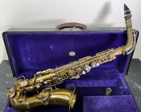 117938 Conn Elkhart Vtg. New Wonder Alto Saxophone Ser. #117938 Circa 1923 Refurbed